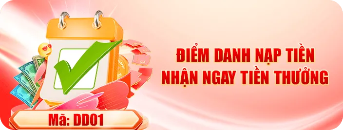 Điểm danh nạp tiền nhận thưởng