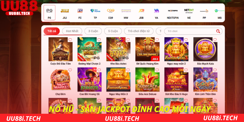 Nổ hũ – Săn Jackpot đỉnh cao mỗi ngày